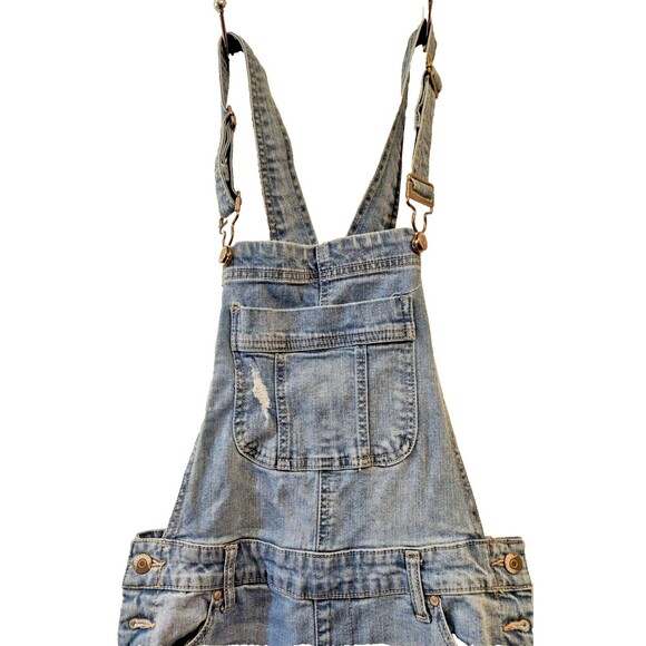 Blue Spice Distressed denim overalls Size 7 - Picture 6 of 16